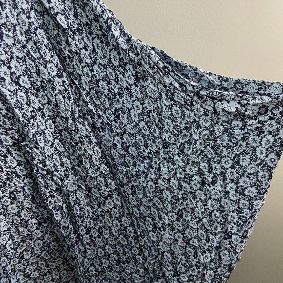 NWT TREASURE + BOND Blue Floral Long Cardigan (O/S) - Picture 6 of 9